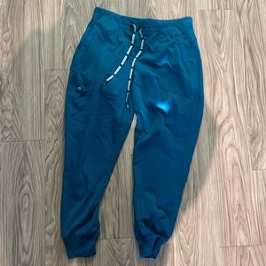 Medcouture Jogger Scrub Pants Caribbean Blue